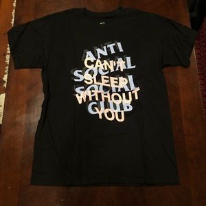 Anti Social Social Club Cant Sleep Without You Black Shirt